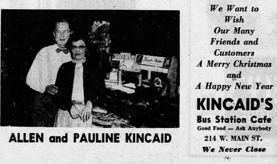 Kincaid's Bus Station Cafe